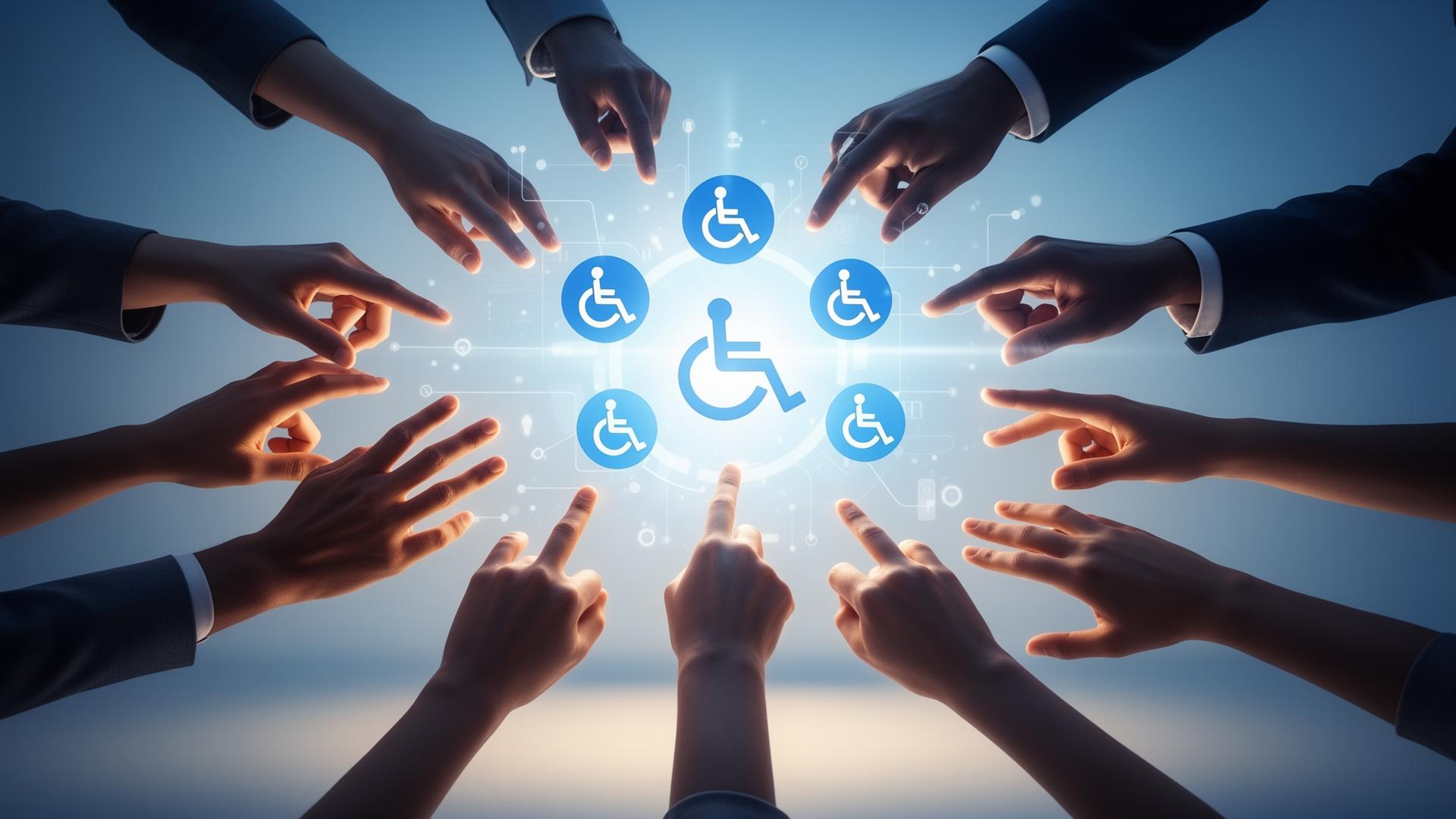 Inclusive digital accessibility concept